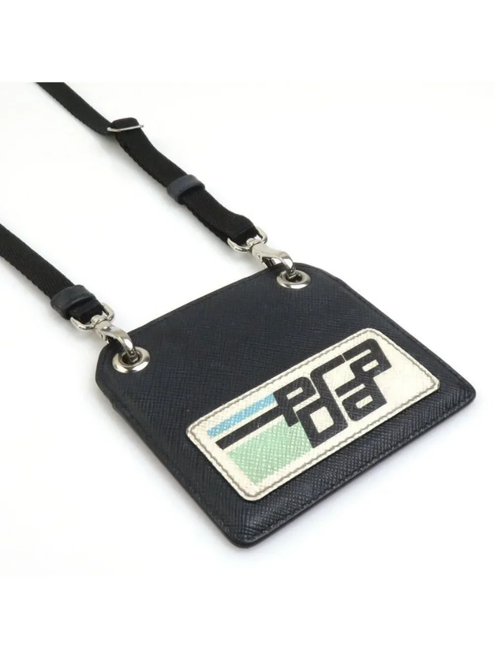 Prada Card Case Holder Neck Strap